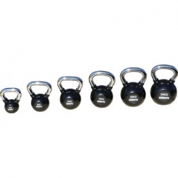 Гиря обрезиненная с хромированной ручкой PROFI-FIT, 30 кг, фото 2