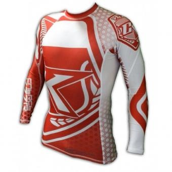 Рашгард Contract Killer Red/White Rashguard L/S, фото 1