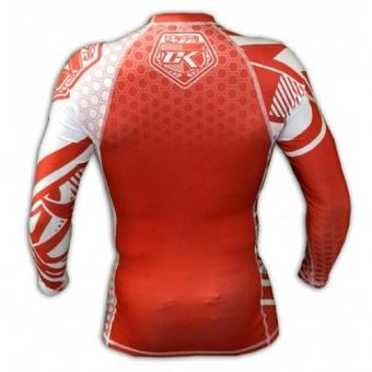 Рашгард Contract Killer Red/White Rashguard L/S, фото 2