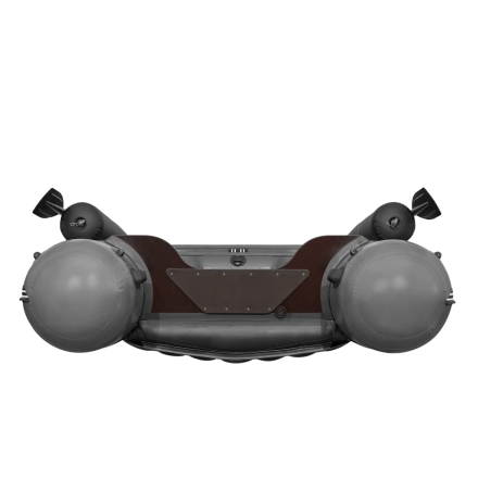 Моторная лодка ПВХ Фрегат 390 Air F (НДНД) с фальшбортом Серый, фото 6