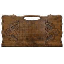 Нарды резные &quot;Лев 3&quot; с ручкой 60, Haleyan