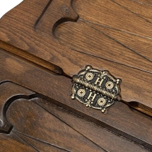 Нарды резные &quot;Лев 3&quot; с ручкой 60, Haleyan