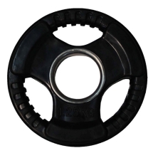 Диск обрезиненный ZSO черный 3 HANDLE  D-51,  1,25 кг