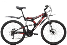 Велосипед Black One Hooligan Fs Disc черно-красный 19&quot;