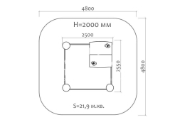 Песочный дворик 05018.21 для детской площадки, фото 4
