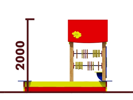Песочный дворик 05018.21 для детской площадки, фото 3