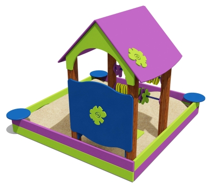 Песочный дворик 05018.21 для детской площадки, фото 2