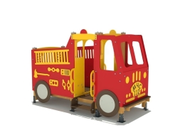 Игровой комплекс ДГ Пожарная машина от 2 лет для детской площадки, фото 1 Игровой комплекс ДГ Пожарная машина от 2 лет для детской площадки, фото 1