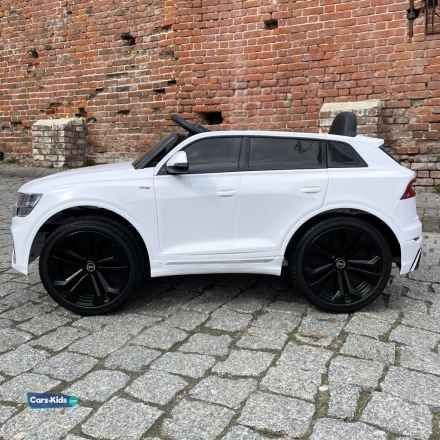 Электромобиль Audi Q8 BBH-1187 белый, фото 3