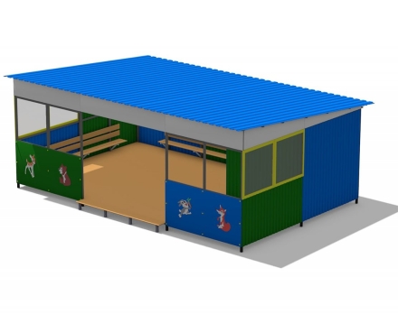 Теневой навес №7 40 м2, фото 2