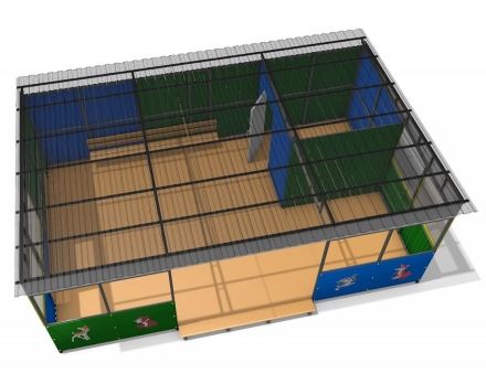 Теневой навес №7 40 м2, фото 3