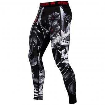 Компрессионные штаны Venum Samurai - Black, фото 2