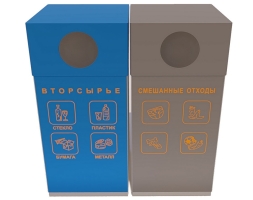 Урна «Мегаполис» для раздельного сбора мусора, фото 4
