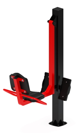 Жим ногами (красный) - Уличный тренажер - СТ 011-11, фото 2