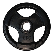 Диск обрезиненный ZSO черный 3 HANDLE  D-51, 10 кг