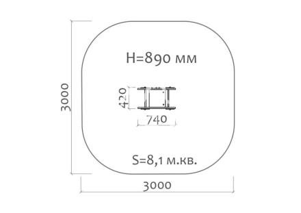 Качалка на пружине Солнышко 04202 для детской площадки, фото 2