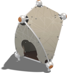 Детский домик Vector ДМ500.00.10 Пряничный домик для игровой площадки, фото 1