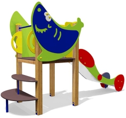 Горка Акула 08304 H=1000 для детской площадки, фото 1