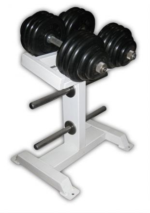 Гантели разборные обрезиненные по 40 кг на подставке  ГРР-40П , фото 1