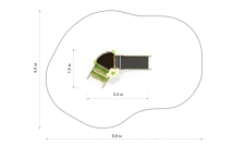 FUN-terra Горка малая «Заколдованный лес» ЗЛ-36