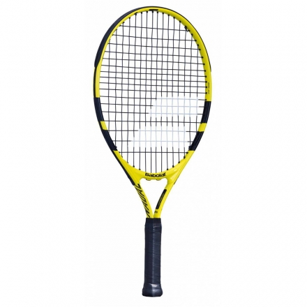 Ракетка б/т дет. BABOLAT Nadal 21 Gr000, арт.140247, для 5-7 лет, алюминий, со струнами,черно-желтый, фото 1