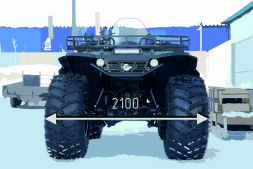 Квадроцикл-болотоход СОКОЛ 1.5 УАЗ Тимкен (ПСМ), фото 3