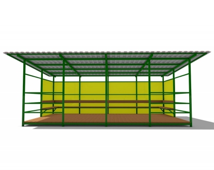 Теневой навес №8 24 м2, фото 2