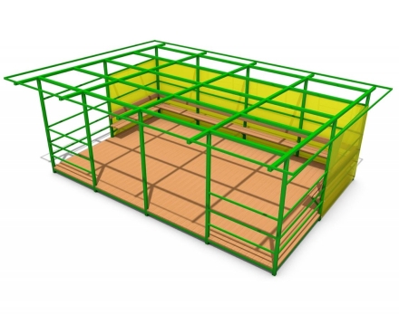 Теневой навес №8 24 м2, фото 6