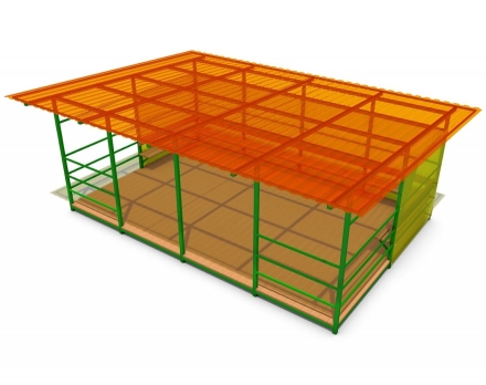 Теневой навес №8 24 м2, фото 5