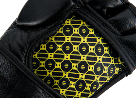 (UFC Премиальные MMA тренировочные перчатки 6 унций чёрные L/XL), фото 4